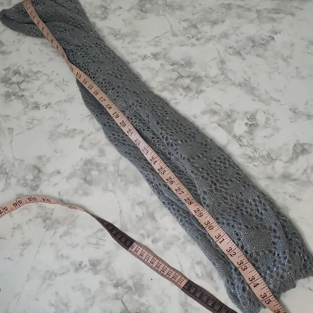 Sparkly Gray Scarf